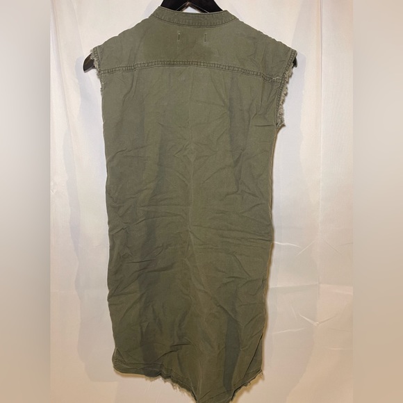 Treasure and Bond Girls Khaki Shirt Dress Size L (10/12) - Picture 6 of 11